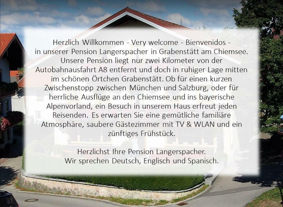 Pension Langerspacher Grabenstatt Exterior photo